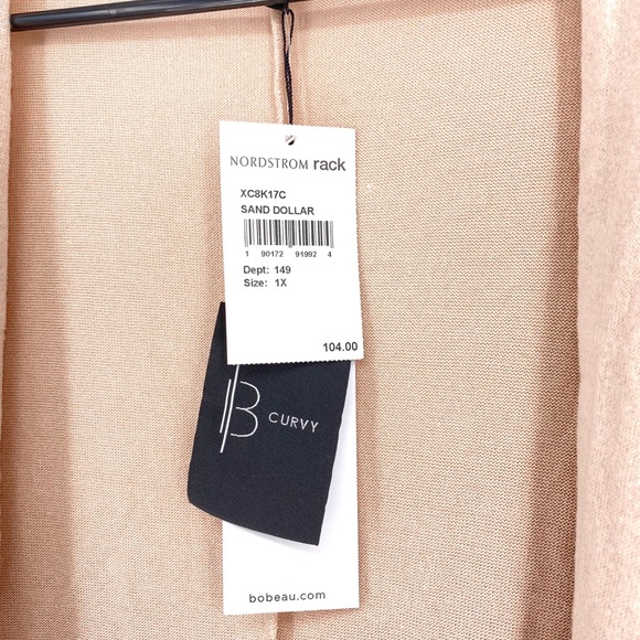 Bobeau Zoey Pearl Bead Cozy Cardigan Plus Size - Picture 5 of 7